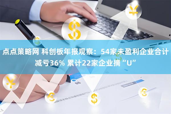 点点策略网 科创板年报观察：54家未盈利企业合计减亏36% 累计22家企业摘“U”