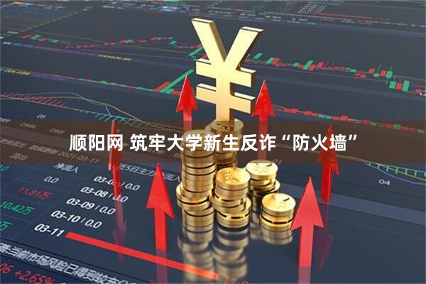 顺阳网 筑牢大学新生反诈“防火墙”